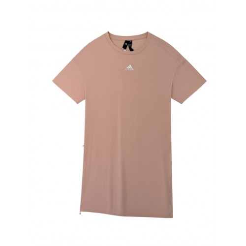 Adidas Women Pink Oversized T-Shirt Dress – Minimal Sportswear Style